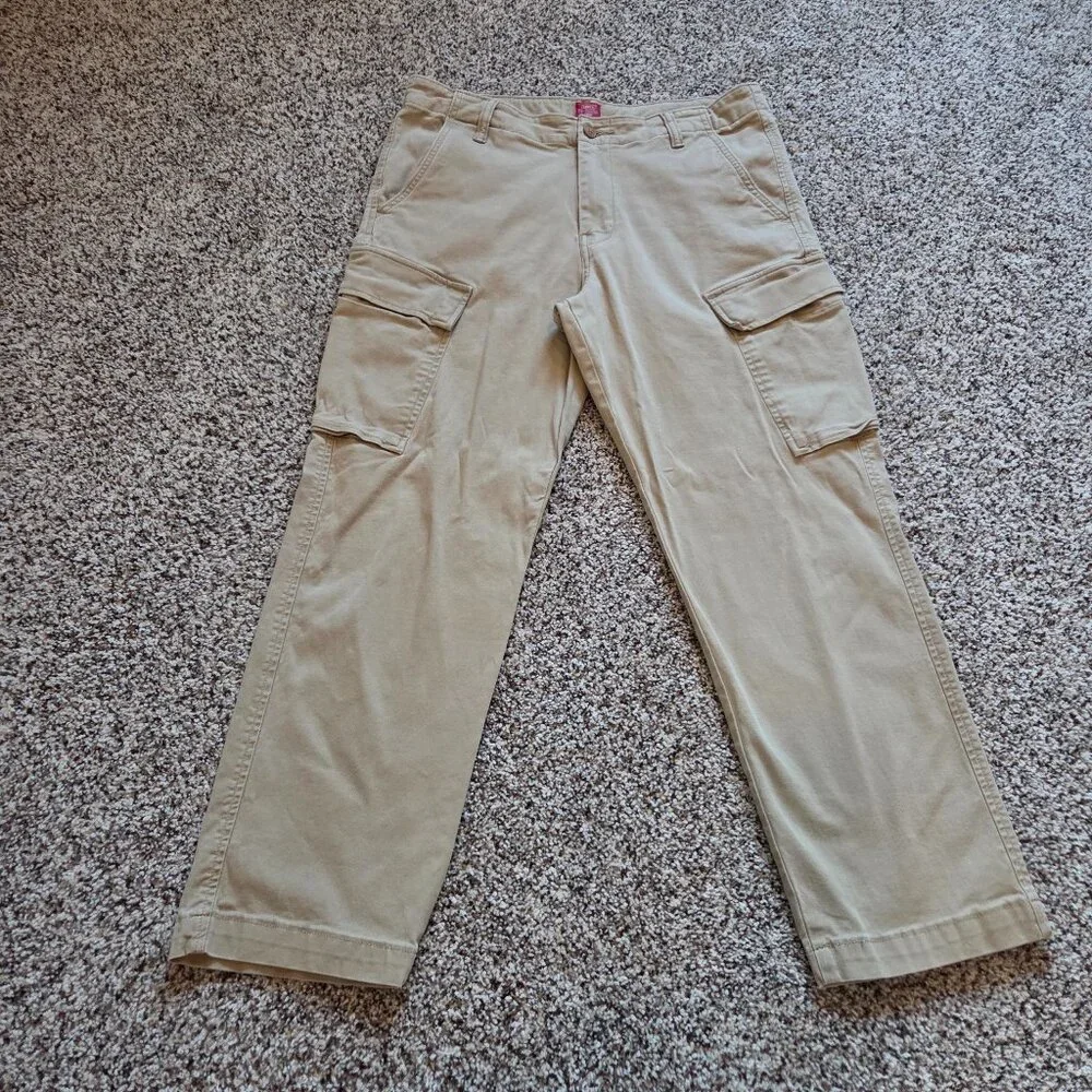 Levi's XX Cargo Taper Pants Khaki Men's Size 34x28 Casual Comfort Multi Pockets